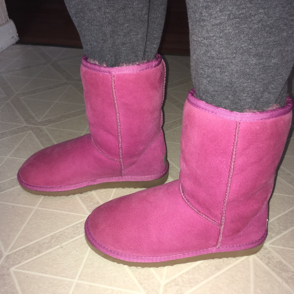 New Pink UGG Boots Australia Classic Short Boots - Picture 8 of 11